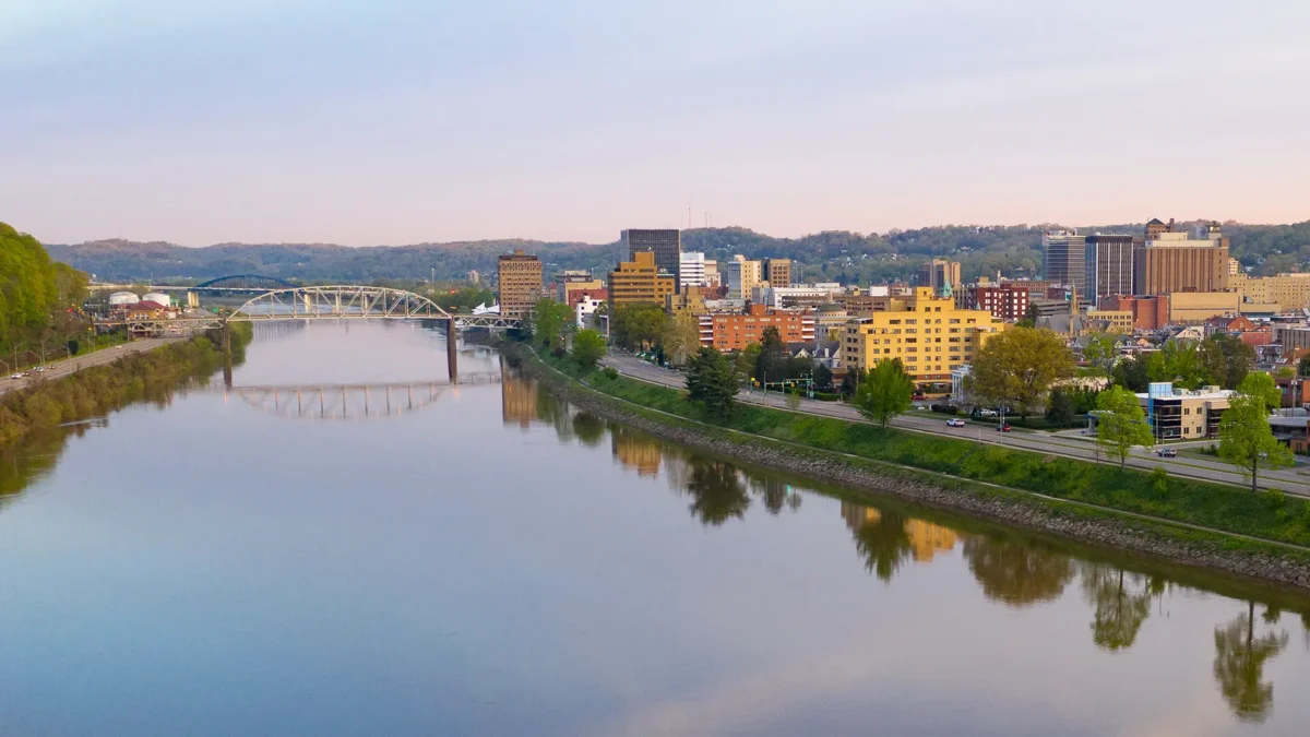 Kanawha River in Charleston, WV