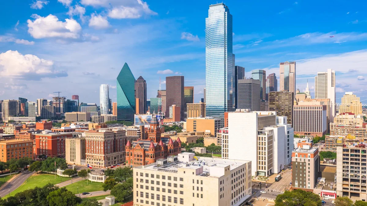Dallas, TX, skyline