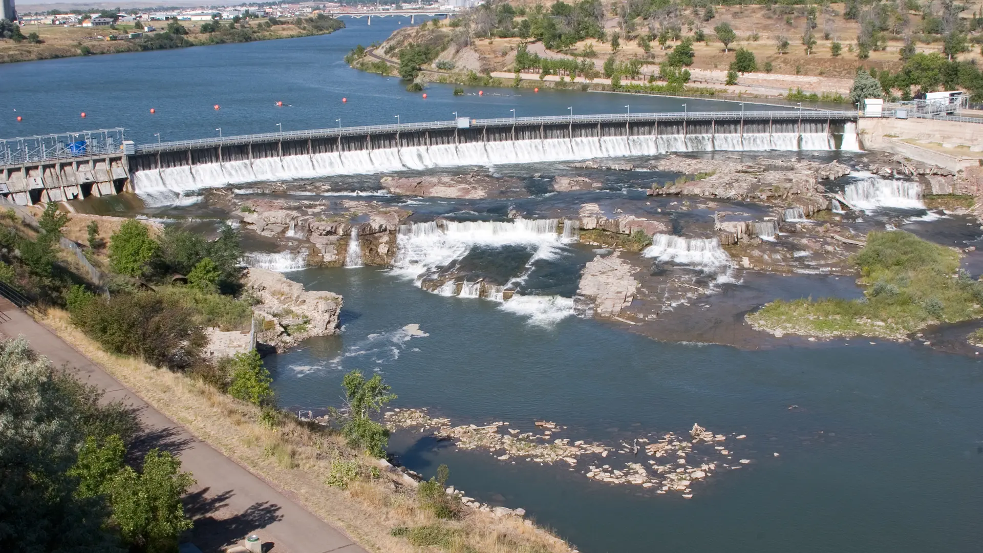 Great Falls aerial view