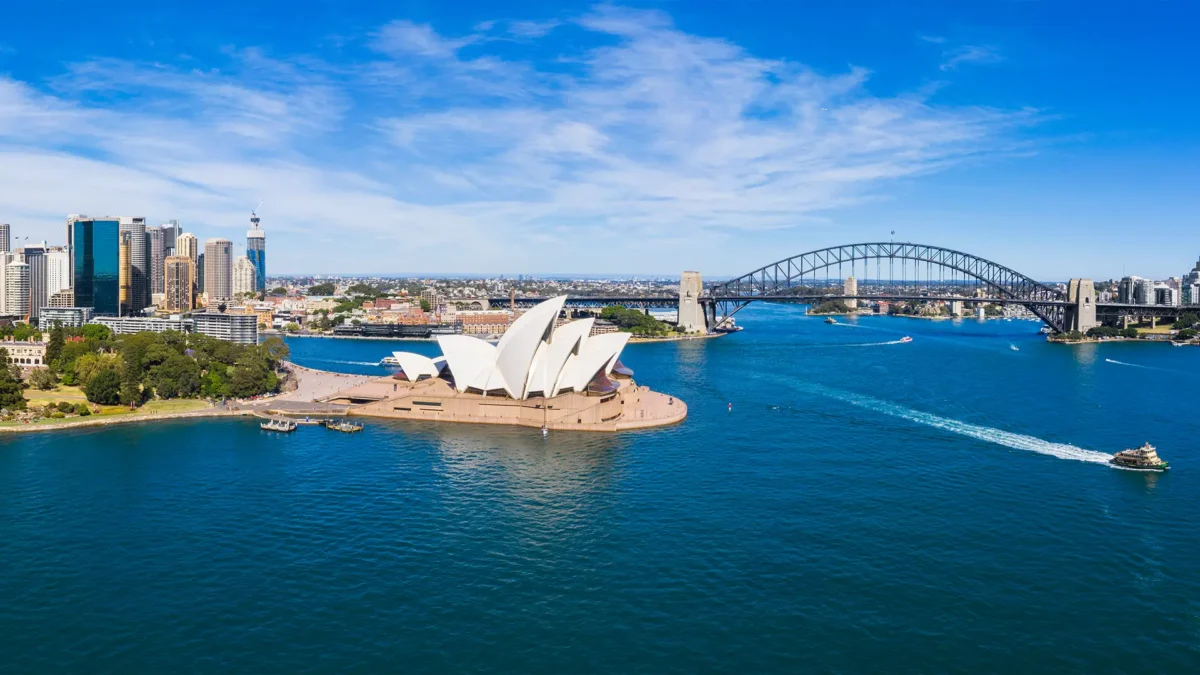 Aerial View of Sydney, Australia