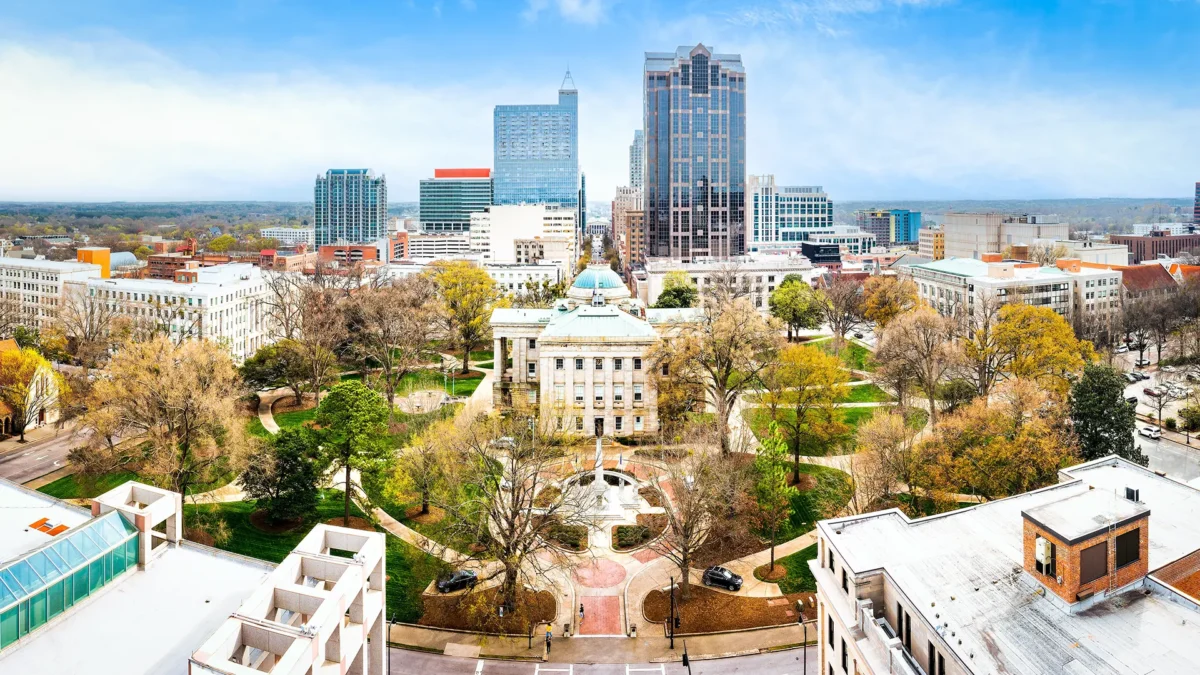 Raleigh skyline