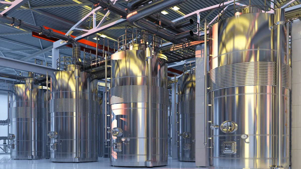 The interior of the plant